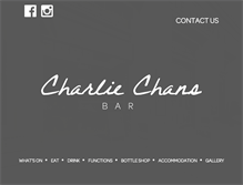 Tablet Screenshot of charliechans.com.au